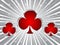 Poker background- clover