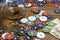 Poker chips card alcohol and gambling playing
