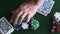 poker game on green cloth