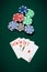 Poker hand Flush