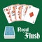 Poker hand royal flush