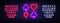 Poker Neon sign vector design template. Poker symbols neon logo, light banner design element colorful modern design