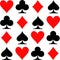 Poker playing cards icons