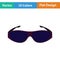 Poker sunglasses icon