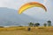 Pokhara, Nepal, November, 12, 2012. People taking part in paragliding in Pokhara