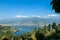 Pokhara - A panoramic view on Phewa Lake from World Peace Pagoda