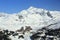 Polagne Villages, Winter landscape in the ski resort of La Plagne, France