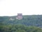 Poland, BolkÃ³w - the ruins of Åšwiny castle visible from BolkÃ³w castle.