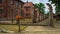 Poland - Cell blocks behind the fence - Auschwitz Concentration Camp