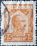 POLAND-CIRCA 1928 : A post stamp printed in Poland showing a portrait by Jozef Pilsudski, 1867-1935
