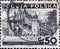 POLAND-CIRCA 1935 : A post stamp printed in Poland showing a historical building in Krakow Different Sights - President Ignacy Mos