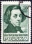 POLAND - CIRCA 1947: A stamp printed in Poland from the `Polish Culture` issue shows Frederic Chopin, circa 1947.