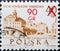POLAND-CIRCA 1965 : A post stamp printed in Poland showing a drawing of the Old Town Hall in Warsaw from the late 18th century