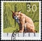 POLAND - CIRCA 1965: A stamp printed in Poland from the `Forest Animals` issue shows a lynx, circa 1965.