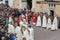 Poland, Czestochowa - 14 April 2019: Jasna Gora Monastery Palm Sunday: the blessing of Easter palms on Palm Sunday by the Fathers