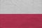 Poland flag printed on a polyester nylon sportswear mesh fabric