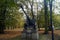 Poland: Kalisz cannon at world war cemetery