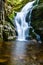 Poland. The Karkonosze National Park (biosphere reserve) - Kamienczyk waterfall