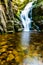 Poland. The Karkonosze National Park (biosphere reserve) - Kamienczyk waterfall