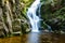 Poland. The Karkonosze National Park (biosphere reserve) - Kamienczyk waterfall