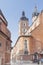 Poland, Krakow, Plac Mariacki Square st Mary Curch, Midday