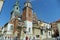 Poland, Krakow, Wawel, inner courtyard of the palace