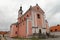 POLAND, PODLASKIE VOIVODESHIP, SUWALKI COUNTY, WIGRY - JULY 01, 2018: Church of the historical post-Camaldolese monastery