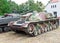 Poland, Poznan -October 1, 2016. Stug IV - German self-propelled gun of World War II.