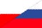 Poland Russia. Poland flag and Russia flag. Concept of aid, association of countries, political and economic relations.