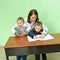 Poland\'s parliamentary election 2011 at desk