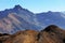 Poland, Tatra Mountains, Zakopane - Pass under Kopa Kondracka, Swinica and Walentkowy Wierch peaks with High Tatra in background