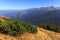 Poland, Tatra Mountains, Zakopane â€“ Kondracka Przelecz Pass - in the back Swinica, Granaty, Koscielec, Kasprowy Wierch peaks