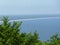 Poland, Wolin island - sea view from the hill.