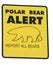 Polar bear alert