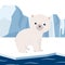 polar bear vector northern animals