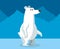 polar habitat related icons image