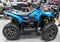 Polaris quad displayed at  Moto Show in Cracow Poland.