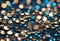 Polarization pearl sequins, shiny glitter background 3 stock photoGlittering, Glitter, Backgrounds, Glowing, Blue