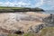 Poldhu Bay on the Lizard Peninsular Cornwall