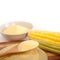 Polenta corn mais flour cream