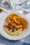 Polenta with grilled pumpkin