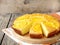 Polenta and orange butter cake