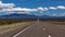 Poles by road in Death Valley