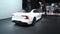 Polestar 1 hybrid sports car coupe in white
