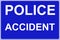 Police accident sign