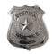Police Badge with Clipping Path - Stock Photo