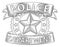 Police Badge Shield Star Sheriff Cop Crest Symbol