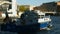 Police boat on the river Spree