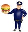 Police with Burger