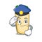 Police burrito character cartoon style